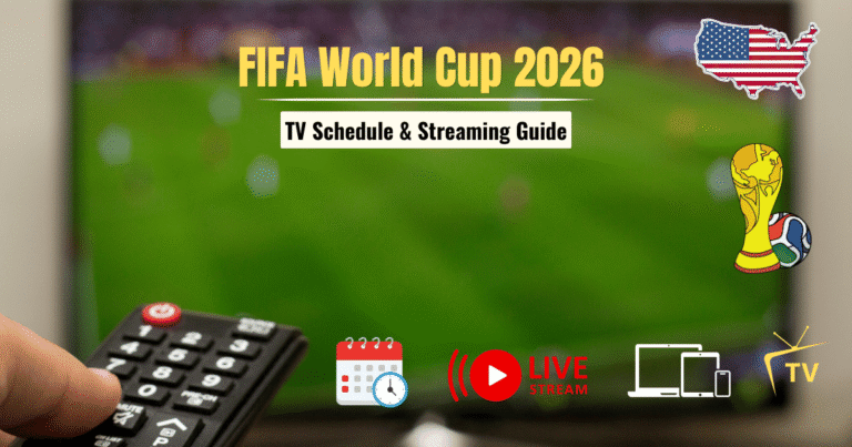 2026 FIFA World Cup TV Schedule