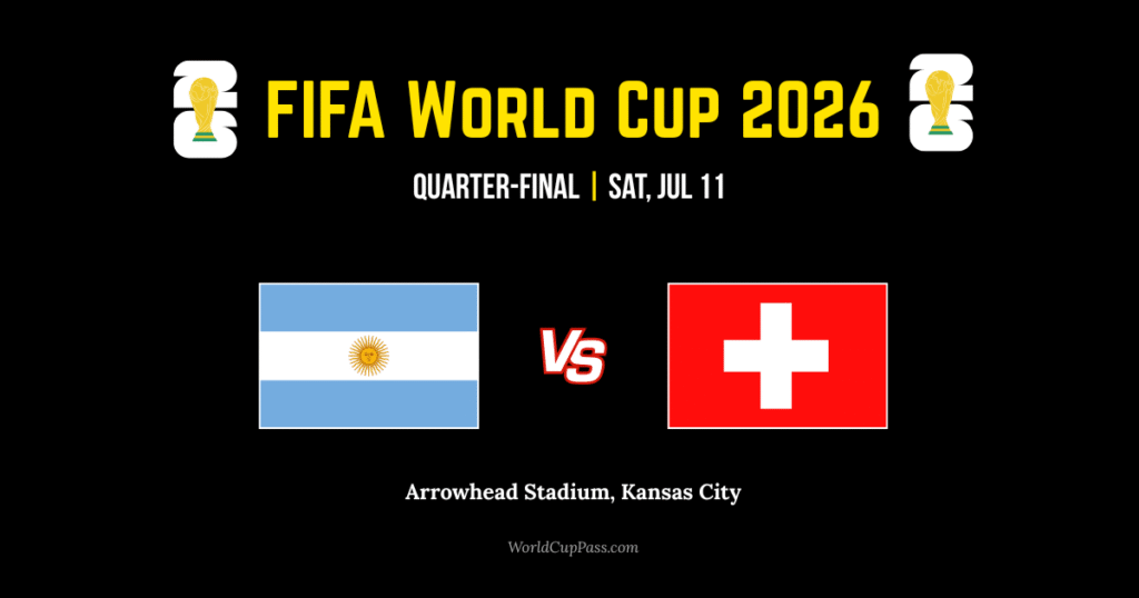Argentina vs Switzerland Quarter-final