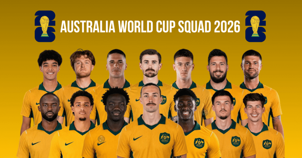 Australia World Cup Squad 2026