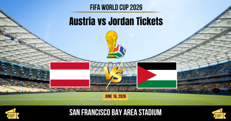 Austria vs Jordan World Cup 2026 Tickets