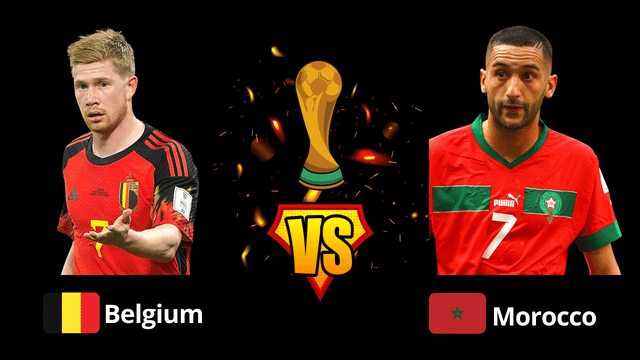 Belgium vs Morocco live