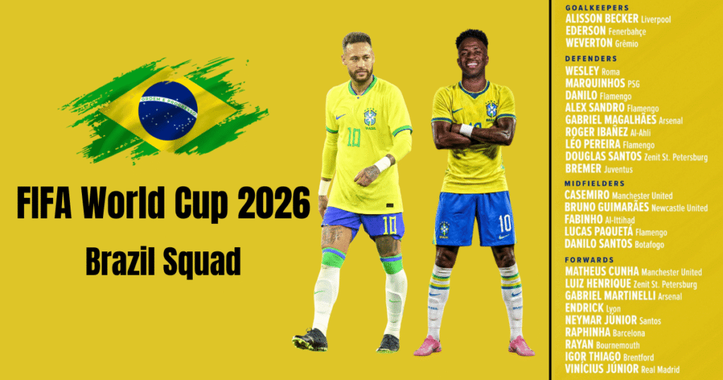 Brazil World Cup Squad 2026