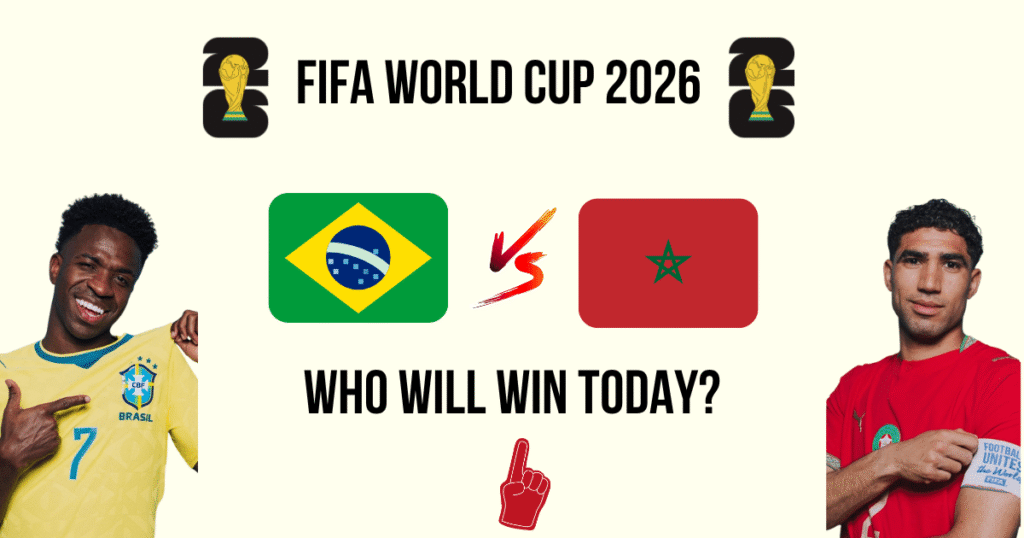 Brazil vs Morocco Prediction and Pick