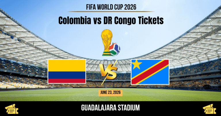 Colombia vs DR Congo World Cup 2026 Tickets