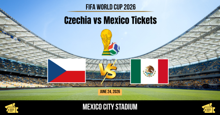 Czechia vs Mexico World Cup 2026 Tickets