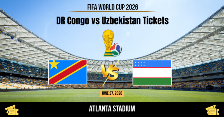 DR Congo vs Uzbekistan World Cup 2026 Tickets