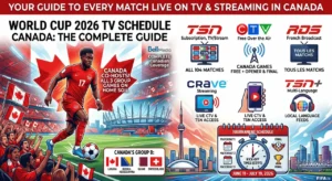 FIFA World Cup 2026 Canada TV Schedule & Coverage