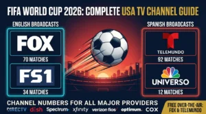 FIFA World Cup 2026 USA TV channel