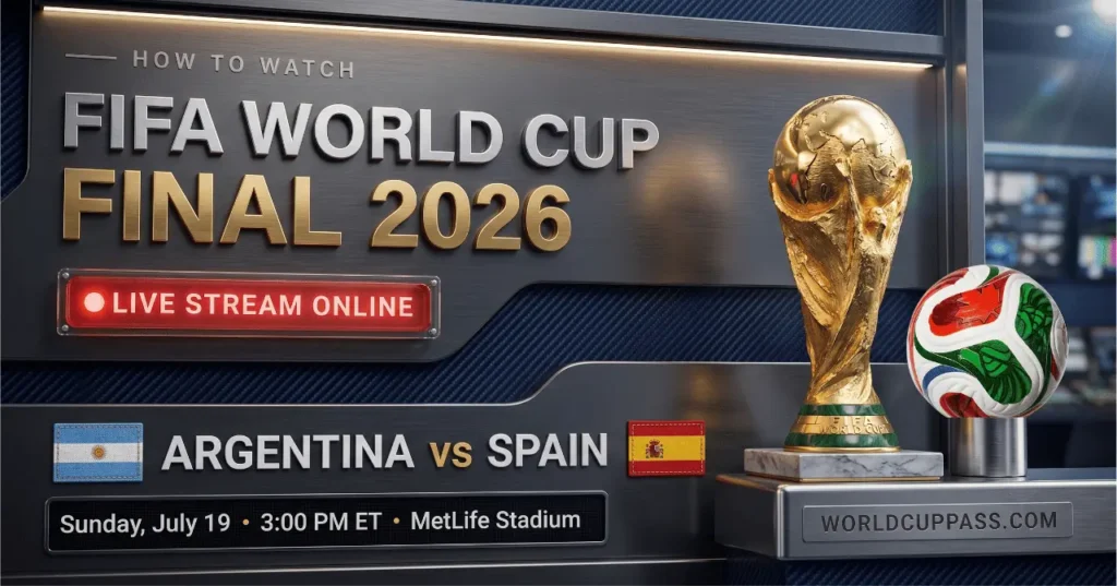 FIFA World Cup Final 2026 Live Stream
