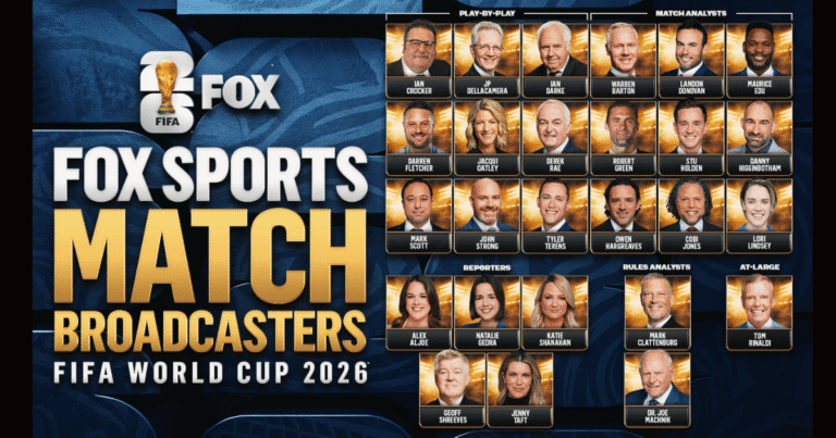 FOX Sports 2026 World Cup Broadcast Team