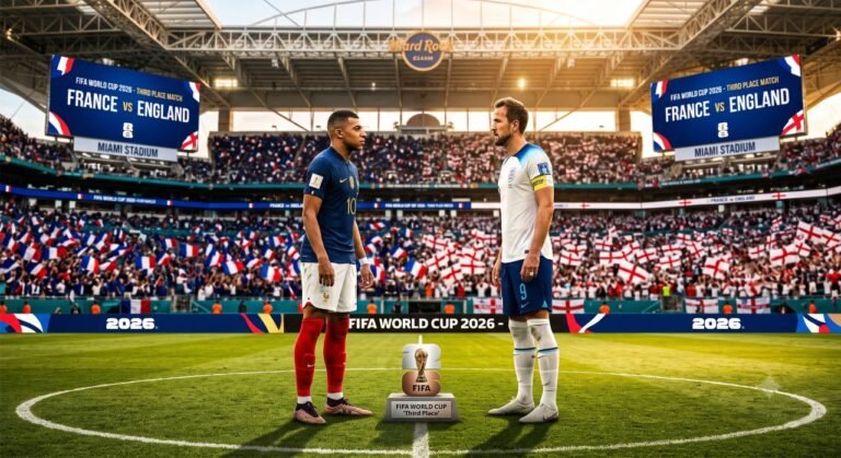 France vs England Third Place Match 2026