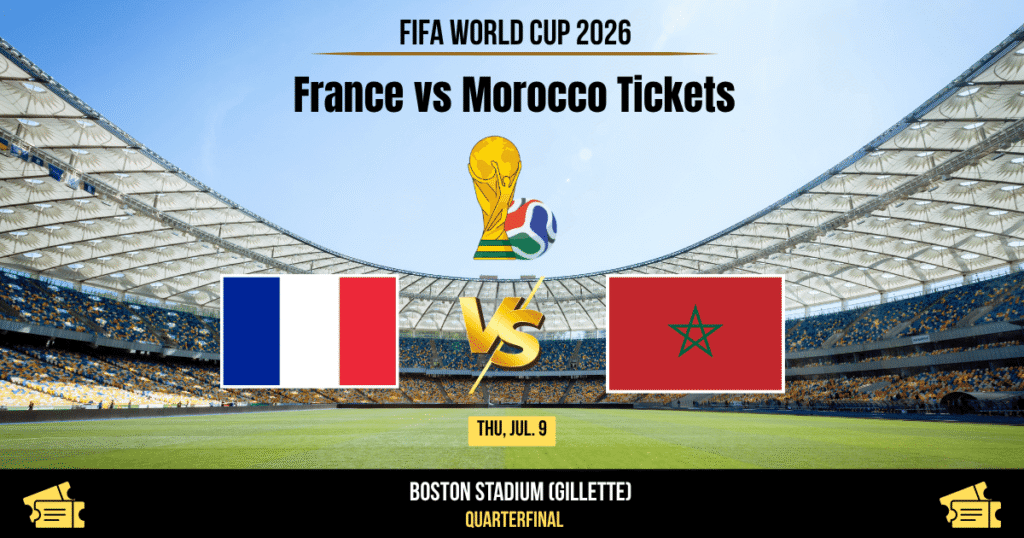 France vs Morocco Tickets Quarterfinal Prices & How to Buy