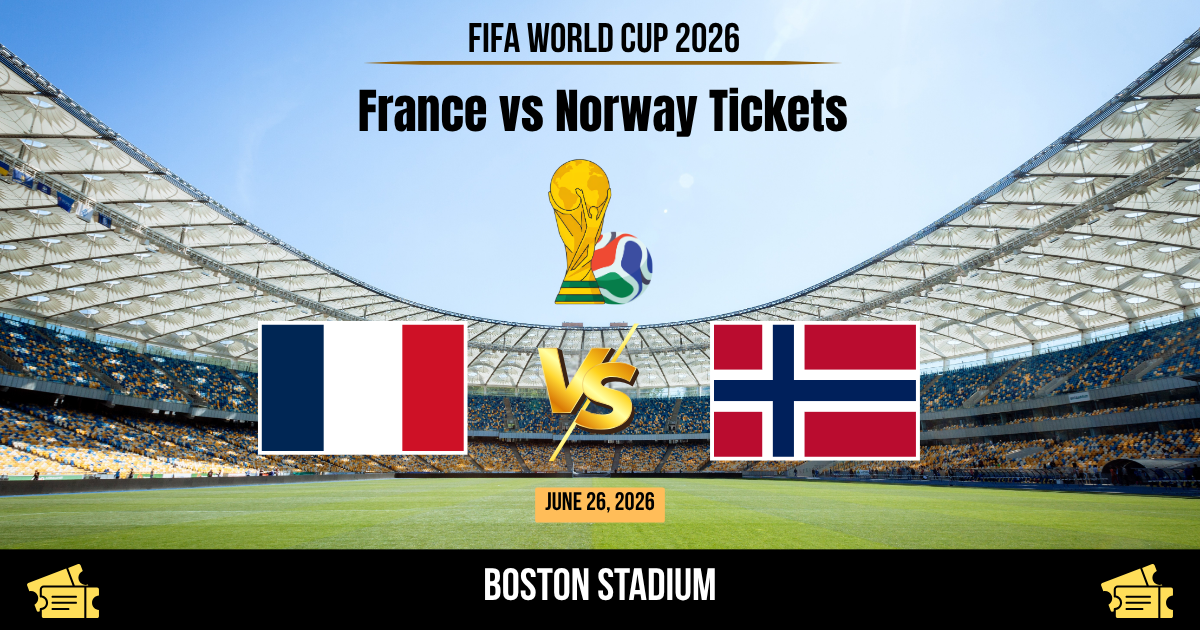 France vs Norway World Cup 2026 Tickets