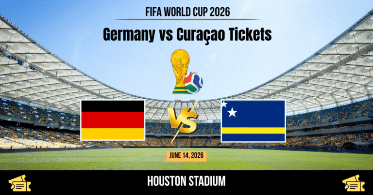 Germany vs Curaçao World Cup 2026 Tickets