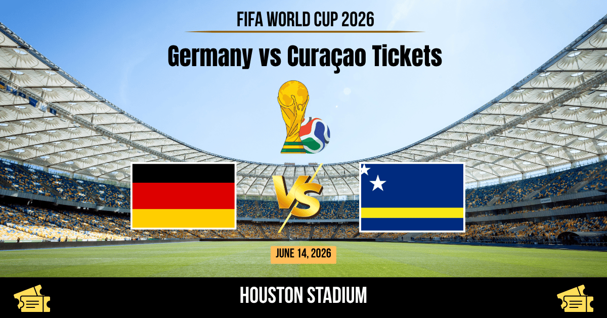 Germany vs Curaçao World Cup 2026 Tickets