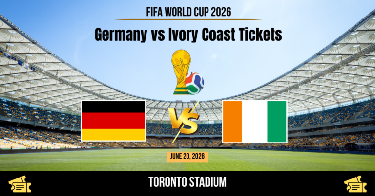 Germany vs Ivory Coast World Cup 2026 Tickets