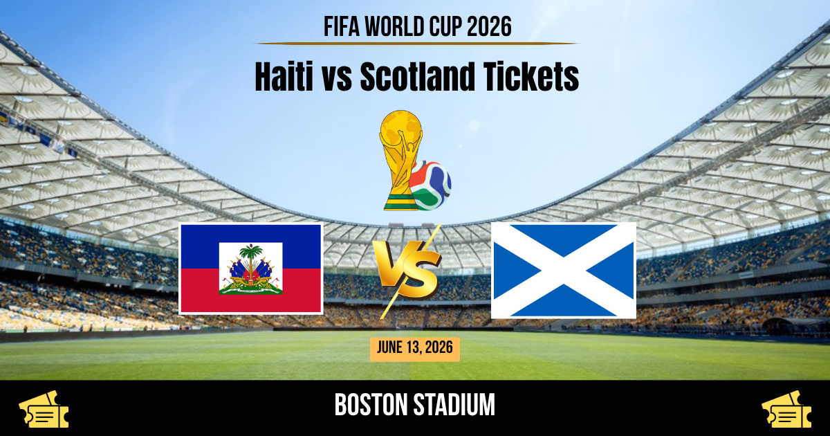 Haiti vs Scotland World Cup 2026 Tickets