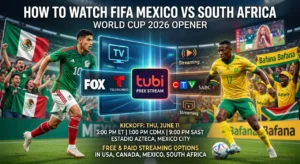 How to Watch FIFA Mexico vs South Africa