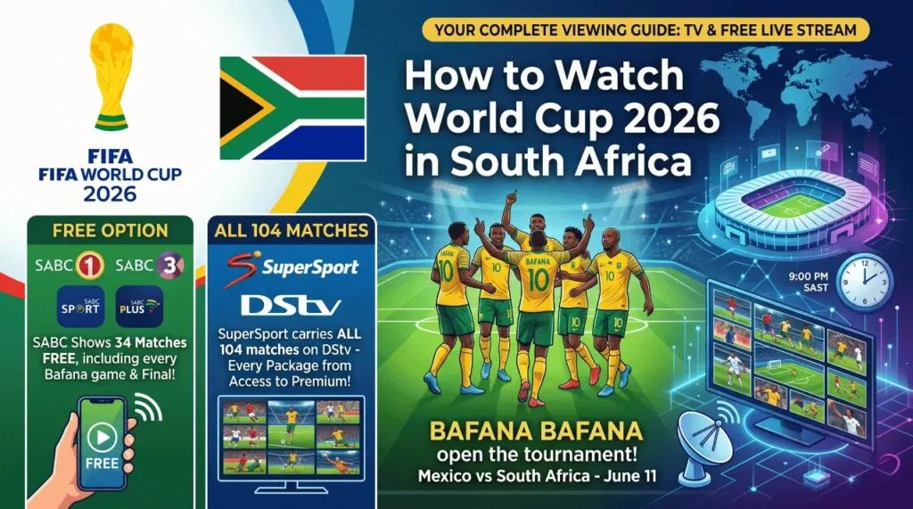 How to Watch World Cup 2026 in South Africa