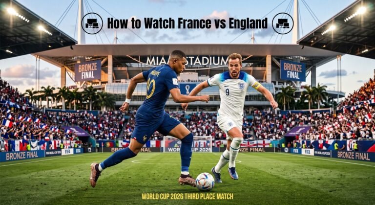 How to Watch France vs England World Cup 2026 Third Place Match