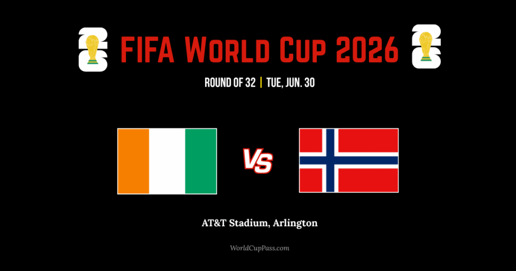Ivory Coast vs Norway