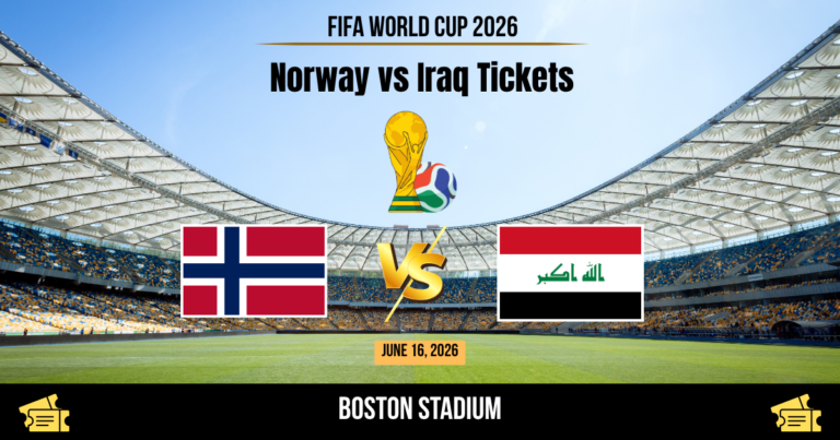Norway vs Iraq World Cup 2026 Tickets
