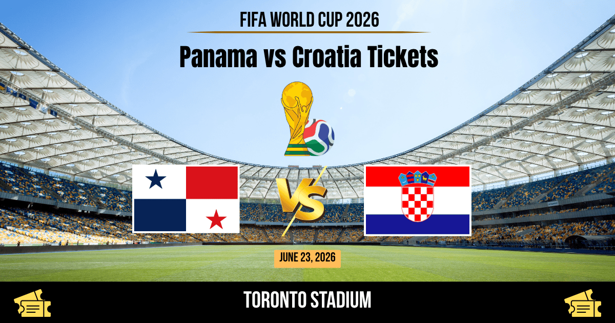 Panama vs Croatia World Cup 2026 Tickets
