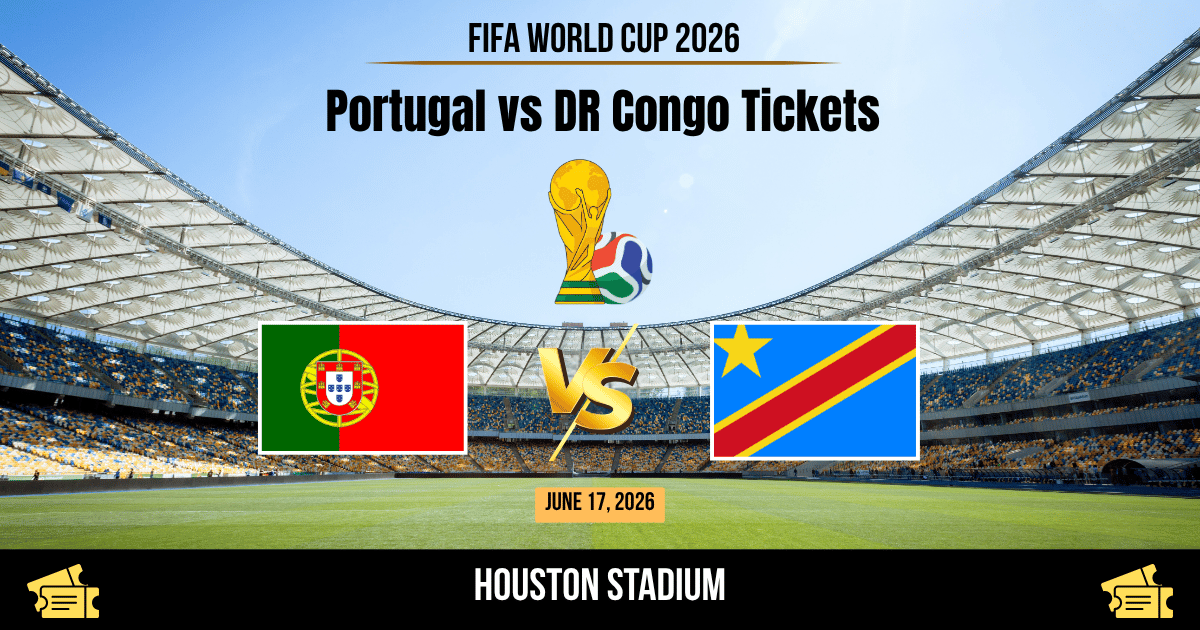Portugal vs DR Congo World Cup 2026 Tickets