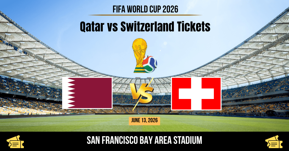 Qatar vs Switzerland World Cup 2026 Tickets