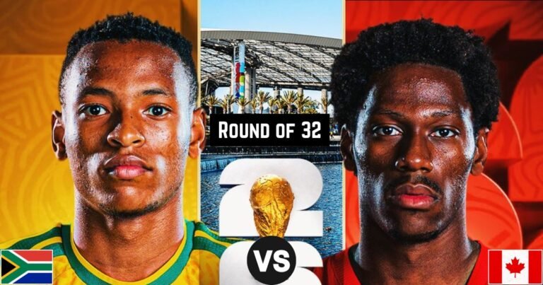 South Africa vs Canada Round of 32