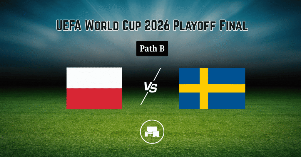 Sweden vs Poland World Cup Playoff Final 2026