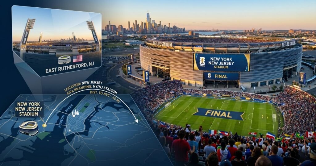 The 2026 FIFA World Cup final will be held at MetLife Stadium