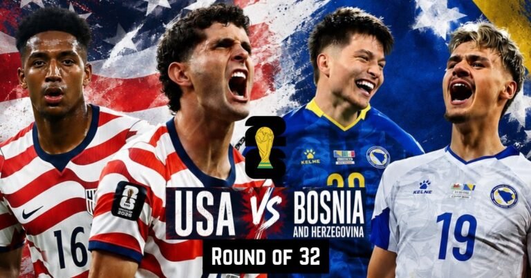 USA vs Bosnia Round of 32