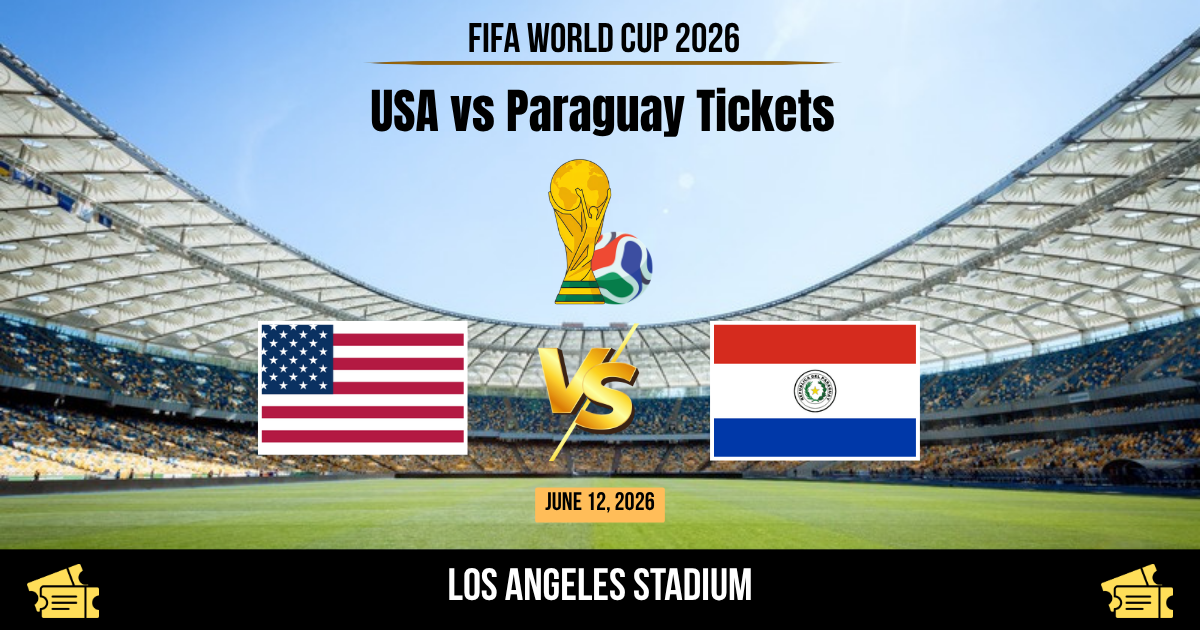 USA vs Paraguay World Cup 2026 Tickets