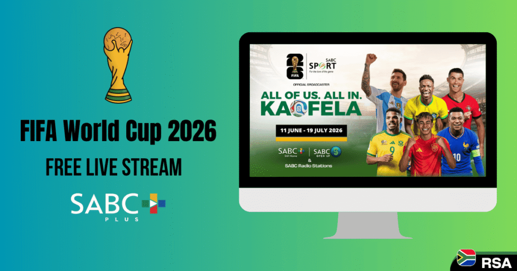 World Cup 2026 Free Live Stream on SABC Plus