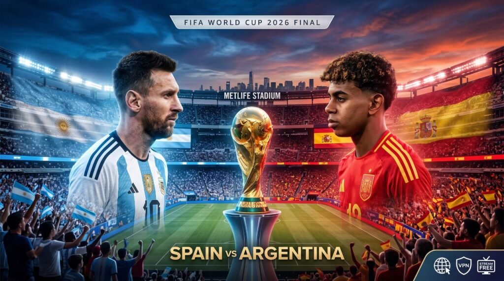 How to watch Spain vs Argentina World Cup Final 2026